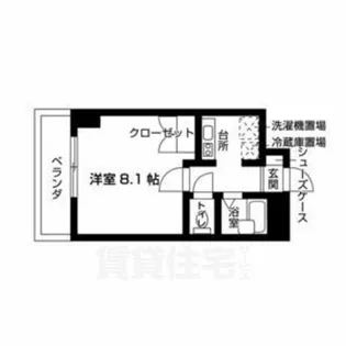 ウィステリア星ヶ丘【2階】の間取り