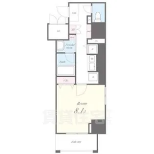 1Kの間取り画像