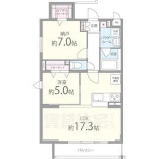 愛知県名古屋市瑞穂区上山町2丁目【マンション】の間取り