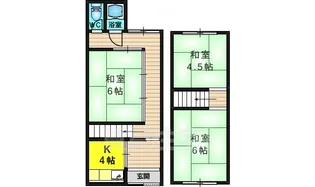 京都府京都市西京区大枝西長町【一戸建】の間取り