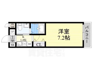 Wins Court Utajima【1階】の間取り