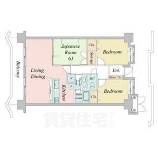 ISM東別院【10階】の間取り