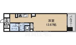 カスタリア伏見【2階】の間取り
