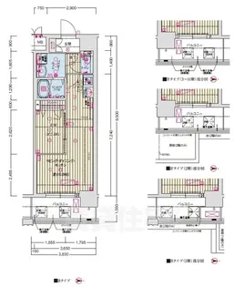 ソルテラスKYOTO西大路 瑠【8階】の間取り