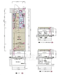 ソルテラスKYOTO西大路 瑠【6階】の間取り
