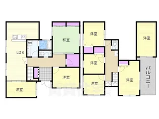 大阪府大阪市西淀川区野里1丁目【一戸建】の間取り