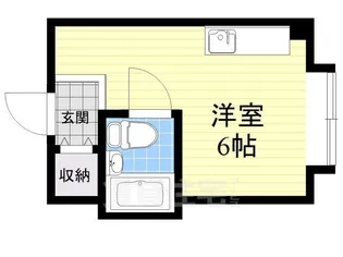 1Rの間取り画像