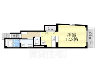 フォルテ月見山【1階】の間取り