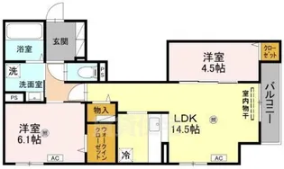 メゾン・ド・プティエル今津【2階】の間取り