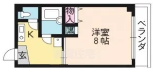 クレール・パレ【4階】の間取り