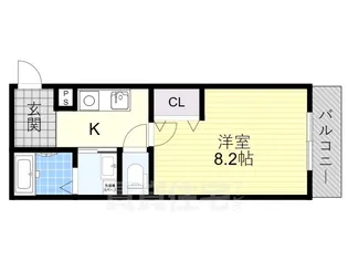 大阪府松原市一津屋4丁目【アパート】の間取り