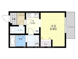 D gate Ciel【4階】の間取り