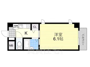 オーキッドあやめ池【5階】の間取り