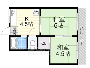 メゾン緑ヶ丘【3階】の間取り