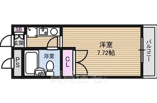 エクセレンス新大阪【3階】の間取り