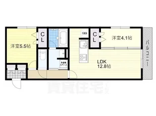 「D-ROOM東矢倉」【2階】の間取り