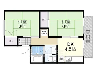シャルムホワイト【2階】の間取り