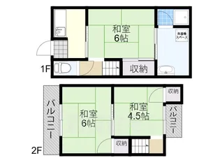 滋賀県近江八幡市上野町【一戸建】の間取り