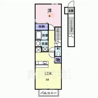 メゾン ド カカム【2階】の間取り