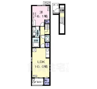 グランシュール SOUTH 2【2階】の間取り