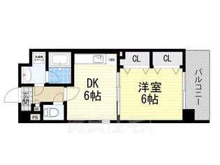大阪府大阪市淀川区三津屋南1丁目【マンション】の間取り