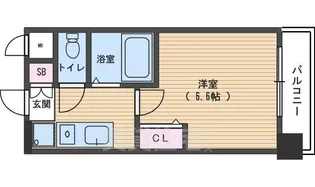 プレサンス京都駅前2【2階】の間取り