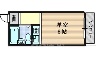 京都府向日市寺戸町殿長【マンション】の間取り