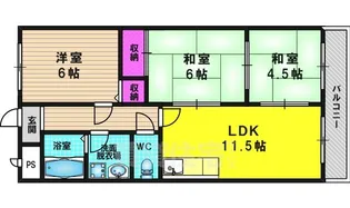 メゾン・ド・リッツ【6階】の間取り