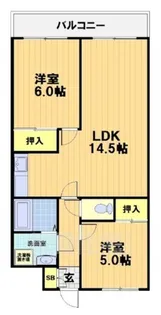 モアライフ酒井松【1階】の間取り