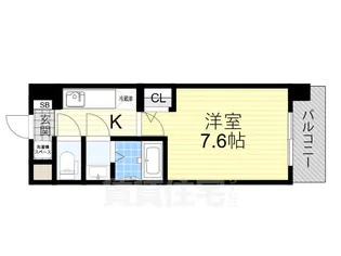 リッツ加島【10階】の間取り
