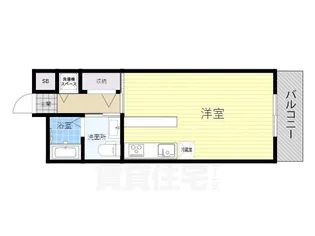 ルナコート塚本【10階】の間取り