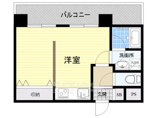 パレス東洋豊里2号館【3階】の間取り