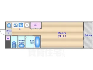 LA VITA東寺【4階】の間取り