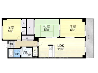 ヴェルドミールカミロク【1階】の間取り