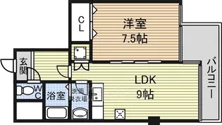 三秀レジデンス【3階】の間取り