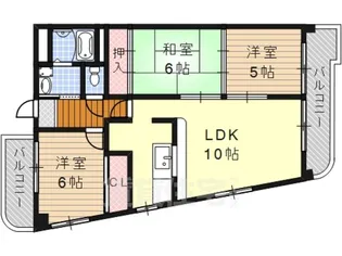 アニヴァーサリ【5階】の間取り