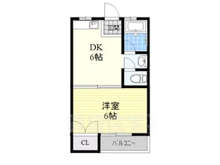 大阪住吉ビル【4階】の間取り