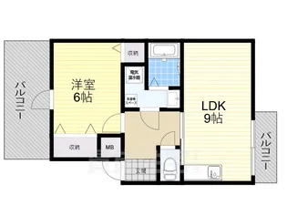 マンションシグマ【4階】の間取り