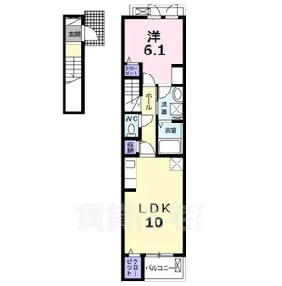 サン・シンシア【2階】の間取り
