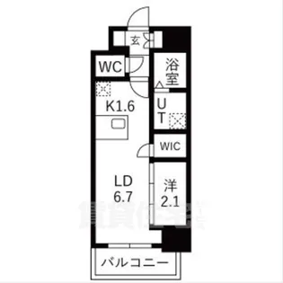 メイクスアート千種ウエスト【5階】の間取り