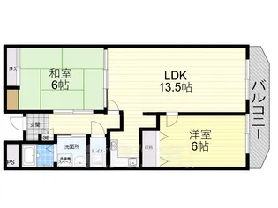 ペニーレーン西宮【3階】の間取り