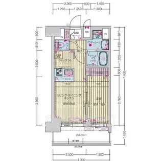 プレサンス桜山駅前アフォード【12階】の間取り