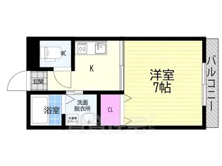 コフレ八反畑【1階】の間取り