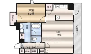 フレールコート東別院【10階】の間取り