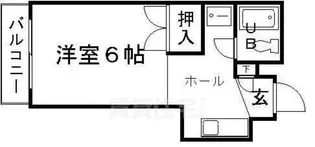 シャンボール今出川【701号室】の間取り