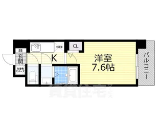 リッツ加島【12階】の間取り