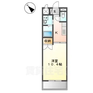 グランディア 上桂【4階】の間取り