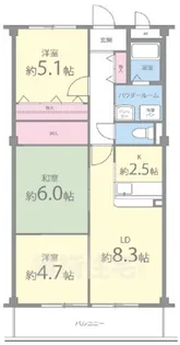 パルトーク山本【3階】の間取り