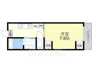 泰弘壱番館【5階】の間取り