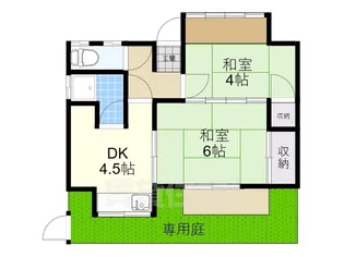 大阪府八尾市上之島町南3丁目【一戸建】の間取り